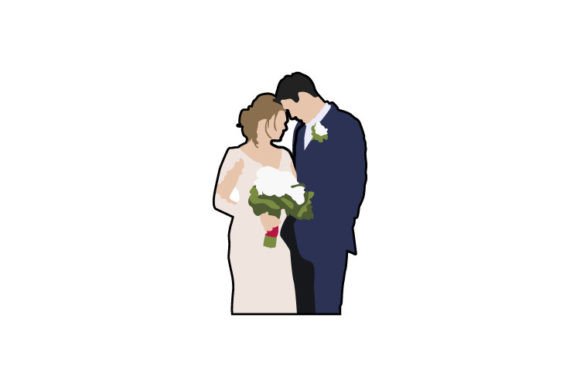 Capturing Forever: The Art of Wedding Couple Illustrations