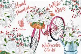 Elegant Watercolor Florals for Wedding Invitations and DIY Projects