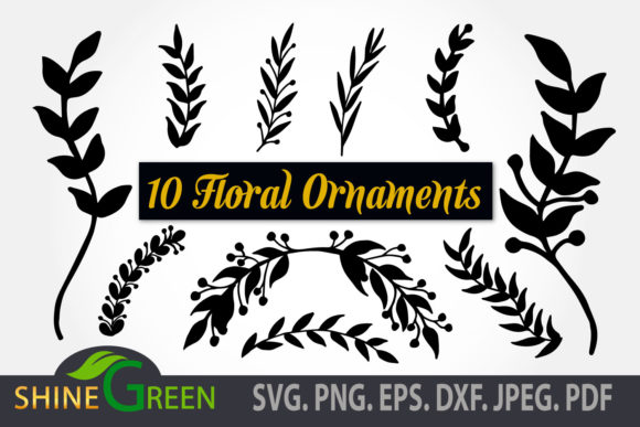 Elegant Wedding Floral Ornaments & Leaves for Timeless Design