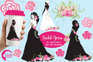 Elegant Wedding Silhouettes Clipart for Timeless Designs