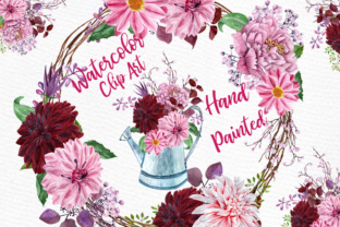 Embrace Organic Beauty with Hand-Painted Watercolor Flowers