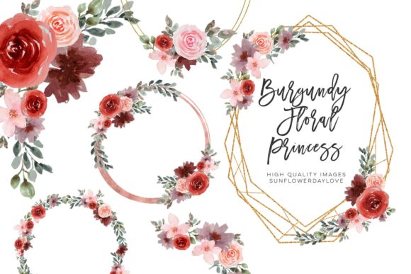 Soft & Romantic: Using Watercolor Floral Frames in Design