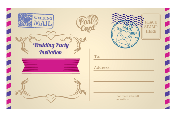 The Enduring Charm of Vintage Mail for Wedding Invitations