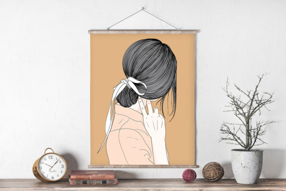 Wall Art Hairstyle at Friends Wedding: A Modern Touch