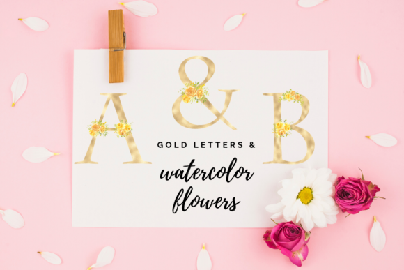 Yellow Golden Wedding Alphabet: Crafting Luxurious Event Invitations